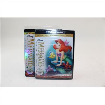 Disney The Little Mermaid Anniversary Edition 4k Ultra Hd/blu-ray/digital Code