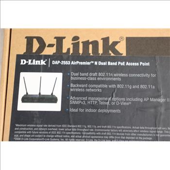 D-Link DAP-2553 Dual Band PoE Acess Point, 2 Pieces