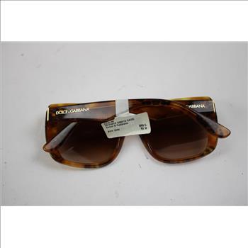 Dolce & Gabbana Cheetah Print Square Sunglasses