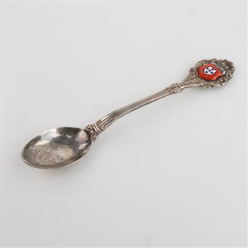 Domex Portugal Silver-Plated Souvenir Teaspoon