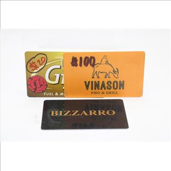 Domino's, Forever 21, And More Gift Card Lot, 9 Pieces