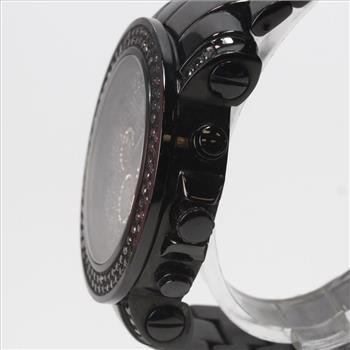 Don & Co Watch With Black Diamonds