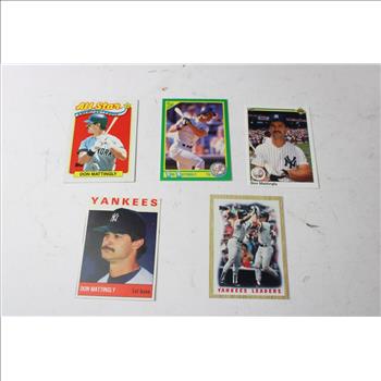Don Mattingly Trading Card Lot