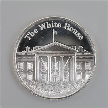 Donald J Trump 45th US President Fine Silver Round 1 Troy Oz