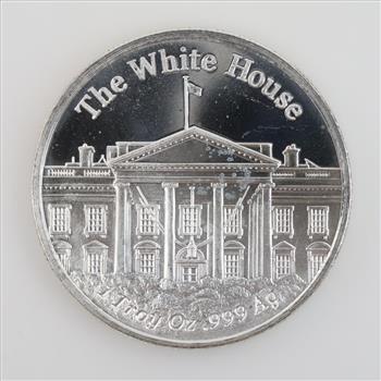 Donald J Trump 45th US President Fine Silver Round 1 Troy Oz
