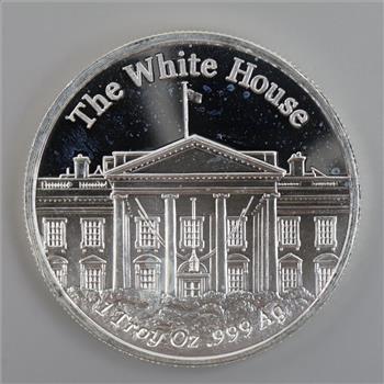 Donald J Trump US 45th President Fine Silver Round 1 Troy Oz
