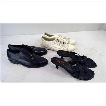 Donald Pliner Heels Size 8, Rossetti One, Vibram Leather, 3 Pairs