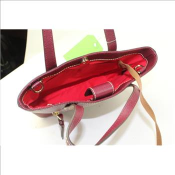Dooney & Bourke 1975 Burgundy Small Hand Purse