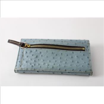 Dooney & Bourke 1975 Long Trifold Wallet, Blue