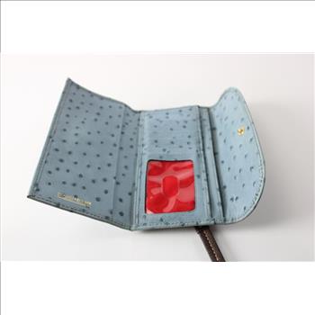 Dooney & Bourke 1975 Long Trifold Wallet, Blue