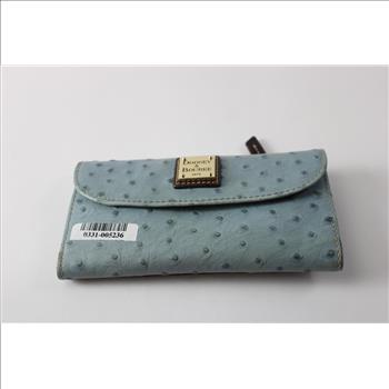 Dooney & Bourke 1975 Long Trifold Wallet, Blue