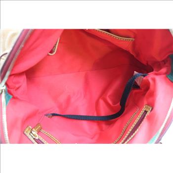 Dooney & Bourke Florentine Leather Domed Buckle Satchel