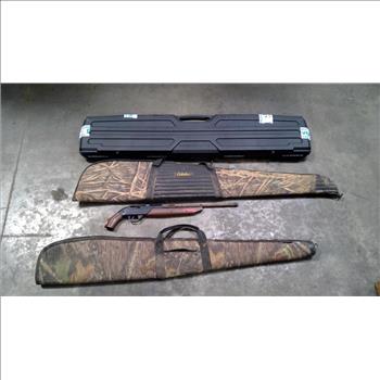 DoskoSport, Allen, Cabela's Rifle Cases, With Crosman 760 Pumpmaster BB Rifle, 4 Pieces