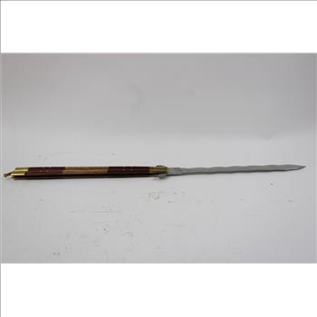 Double Edge Sword With Folding Stock