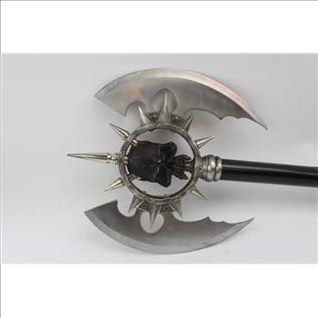 Double Edged Skull Predator Battle Axe