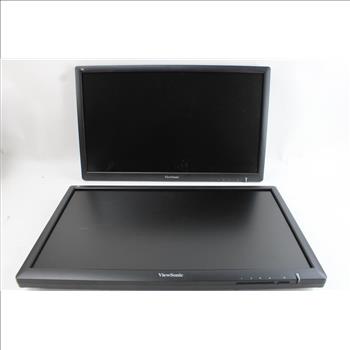 Double Monitor Ergotron Stand & ViewSonic Monitors.