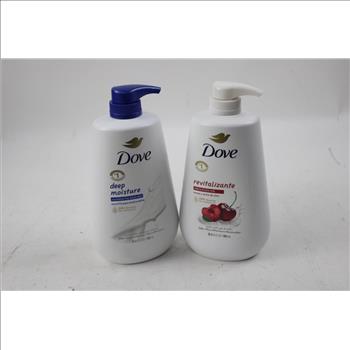Dove Body Wash, Men+Care Deoderant Spray, 5 Pieces