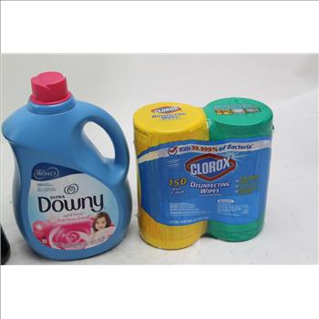 Downy Fabric Softener And Scent Boosters, Palmolive Dish Soap, Clorox Wipes 4 Pieces