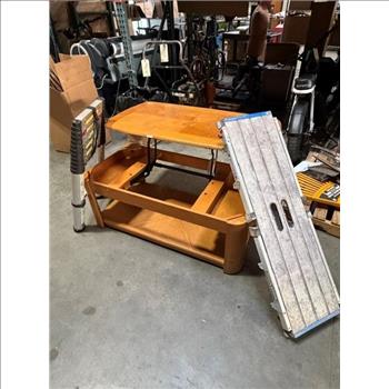 Drafting Table With Ladder And Werner Platform