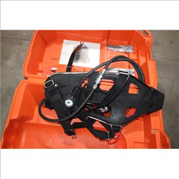 Drager SCBA Harness/Backpack For O2 Tank PA-80 With Case