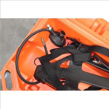 Drager SCBA Harness/Backpack For O2 Tank PA-80 With Case