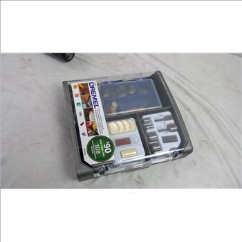 Dremel 8220 Rotary Tool, Dremel Accessory Storage Kit, And Black & Decker Bag