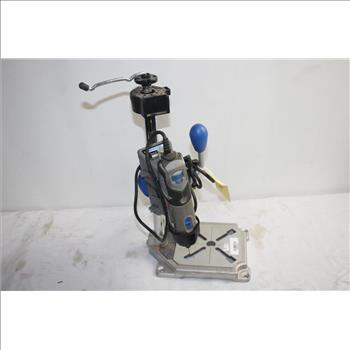 Dremel Drill Press Rotary Tool Workstation Stand With Wrench