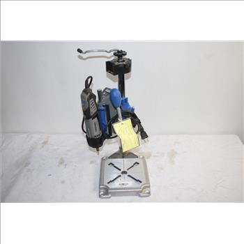 Dremel Drill Press Rotary Tool Workstation Stand With Wrench