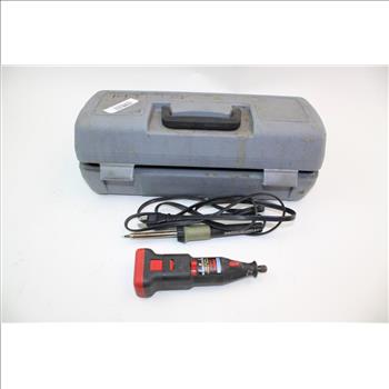 Dremel Multipro Cordless Rotary Tool & Radioshack Soldering Iron In Dremel Case