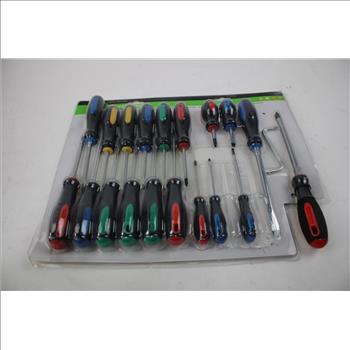 Drill Bit Set, Screwdrivers Set, And Dewalt 2.0Ah Battery Pack, 3 Pieces