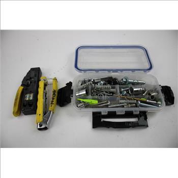 Drill Bits, Wire Cutter, Tape, Pliers, Voltage Tester & More