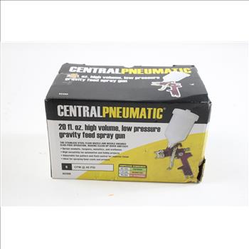 Drill/ Driver And Gravity Feed Spray Gun, 2 Pieces