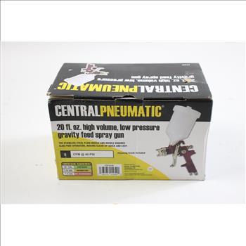 Drill/ Driver And Gravity Feed Spray Gun, 2 Pieces
