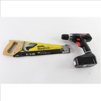 Drill Master Cordless Drill And More, 2 Pieces