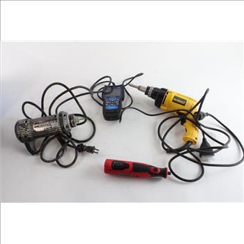 Drill, Rotary Tool, And More, 3 Pieces