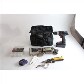 Drill, Wrenches, And More, 8+ Pieces