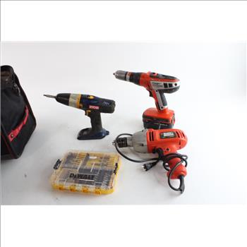 Drills, Drill Bit Sets, And More 10+ Pieces