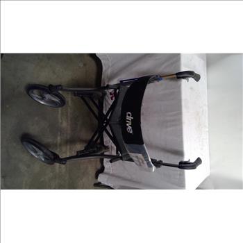 Drive Black F-22 Rollator Walker
