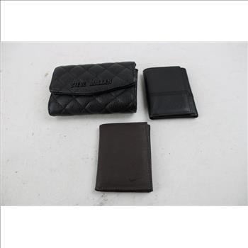 Drop Leg Pouch Bag, And Steve Madden, Nike, Nautica Wallets, 4 Pieces