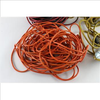 Drop Light And Extension Cords, 4 Pieces