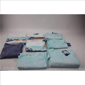DSG Girls' Cotton Graphic Tee Medium & Large 8 Pieces