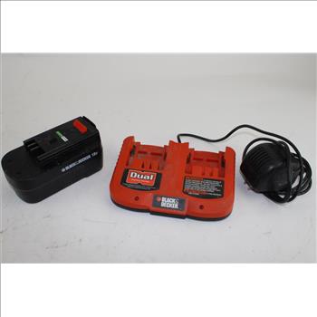 Dual Battery Charger, Black And Decker Battery 2 Pieces