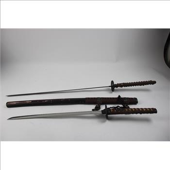 Dual Samari Swords, 2 Pieces