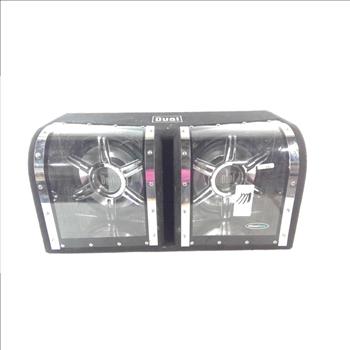 Dual Subwoofers With Box