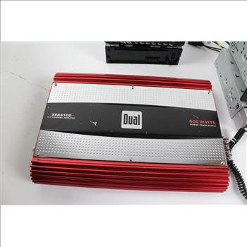 Dual XPA4100 Car Power Amp & More, 6 Items