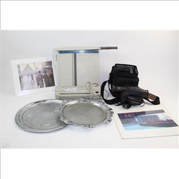 Duck Laminator, Panasonic Palmcorder Vhs Recorder, & More; 6 Pieces