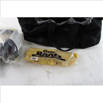 Duffle Bag With Respirator And Other Hazmat Equipment