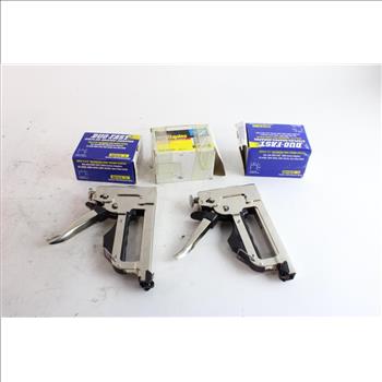 Duo-Fast Hand Stapler & Staples