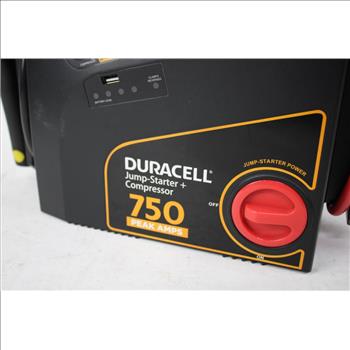 Duracell 750 Peak Amp Jump-Starter + Compressor