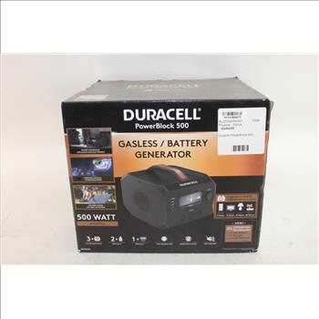 Duracell PowerBlock500 Generator